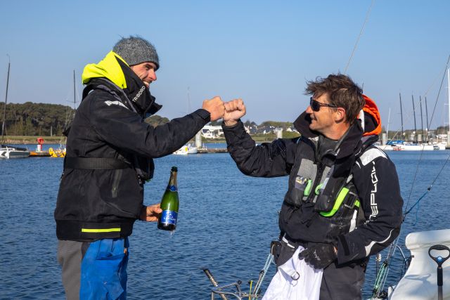 Plastimo Lorient Mini 6.50 arrivée du 1er série